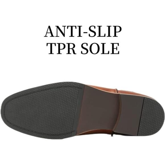 Men Chelsea Boots Casual Suede Dress Boots Comfortable Oxfords Ankle Boots - Picture 5 of 6